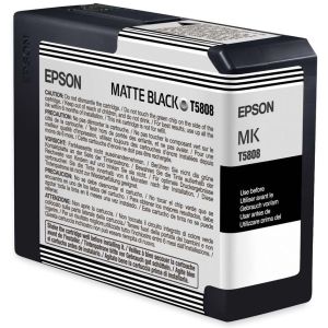 Kartuša Epson T5808, mat črna (matte black), original