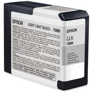Kartuša Epson T5809, svetlo črna (light black), original