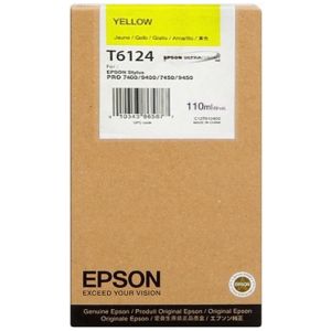 Kartuša Epson T6114, rumena (yellow), original