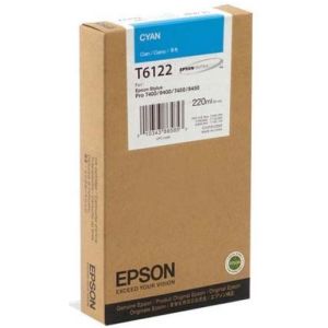 Kartuša Epson T6122, cian (cyan), original
