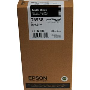 Kartuša Epson T6538, mat črna (matte black), original