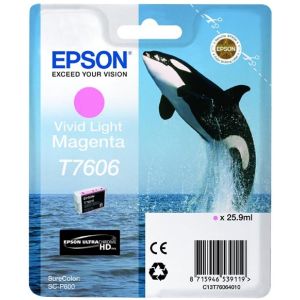 Kartuša Epson T7606, magenta, original