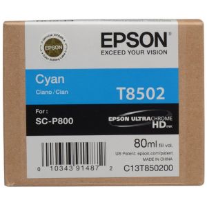 Kartuša Epson T8502, cian (cyan), original