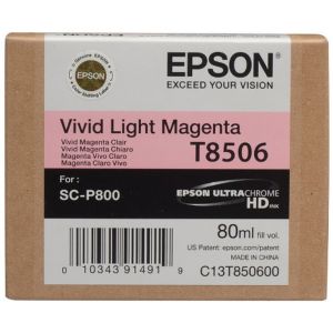 Kartuša Epson T8506, svetlo magenta (light magenta), original