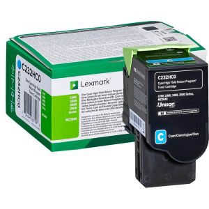 Toner Lexmark C232HC0 (MC2640, C2535, C2425, MC2425, MC2535), cian (cyan), originalni