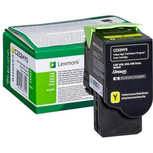 Toner Lexmark C232HY0 (MC2640, C2535, C2425, MC2425, MC2535), rumena (yellow), originalni