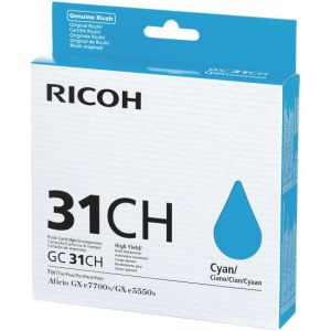 Kartuša Ricoh GC31HC, 405702, cian (cyan), original