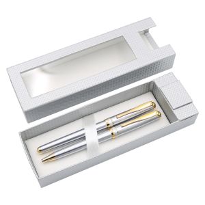 Komplet W 995 B+F srebro / zlato, kemični svinčnik + kemični svinčnik
