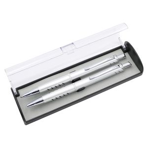 Komplet FUTURE B+P - srebrn, kemični svinčnik + mehanski svinčnik