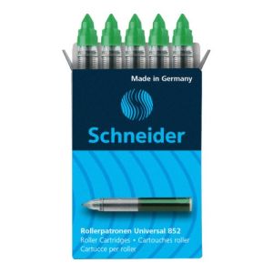 Polnilo za rolerje Schneider Cartridge 852 0,6 mm/5 kos - zeleno