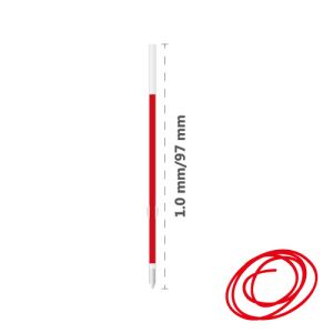 Kroglični vložek MILAN Capsule 1,0 mm - rdeč