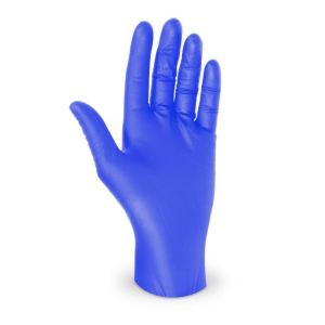 Rokavice za enkratno uporabo, nitrilne, nepudrane, modre velike. 8/ M (100 kos.)