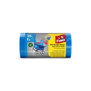 Vrečke za privezovanje FINO Easy pack 35 ℓ, 15 mic., 50 x 55 cm, modre (30 kos)
