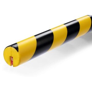 Robni zaščitni profil E8R, rumeno-črn