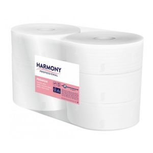Toaletni papir 2-slojni Harmony Premium Jumbo 26 cm, rola 236 m (1 kos)