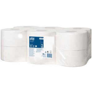 Toaletni papir 2-slojni. TORK Mini Jumbo 18,8 cm, kolut 170 m, bel T2 (12 kos)