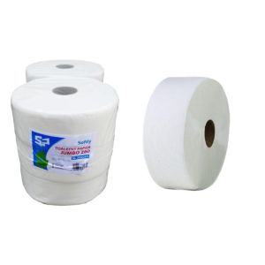 Toaletni papir 2-slojni Jumbo 28 cm bel, celuloza, rola 250m