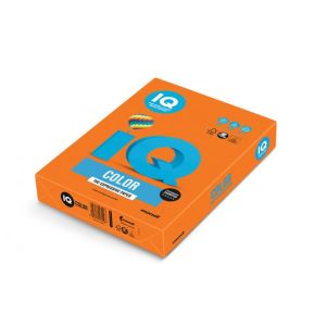 Barvni papir IQ barva oranžna OR43, A4, 80g