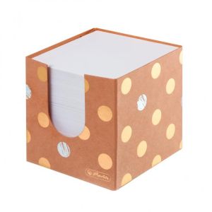 Block cube unlepljena Herlitz Pure Glam 90x90x90mm kartonska škatla