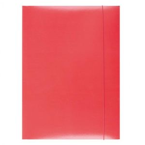 Office Products rdeča kartonska embalaža z gumico