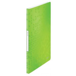 Kataloška knjiga 20 Leitz WOW kovinsko zelena