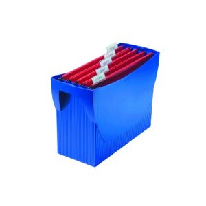 Prenosna škatla za obešanje paketov HAN SWING brez pokrova modra