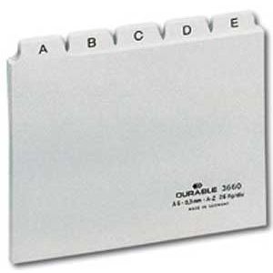 Plastične indeksne kartice A6 za kartotečno omaro HAN 956