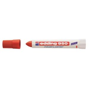 Industrijski voščeni marker edding 950 rdeč
