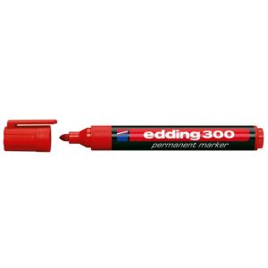 Permanentni marker edding 300 rdeč
