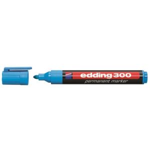 Permanentni marker edding 300 svetlo moder