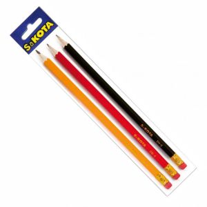 Sakota set grafitnih svinčnikov 2B, HB, 2H 3 kosi