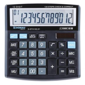 Kalkulator Donau Tech K-DT4122 črn