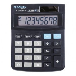 Kalkulator Donau Tech K-DT4081 črn