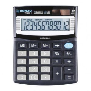 Kalkulator Donau Tech K-DT4124 črn