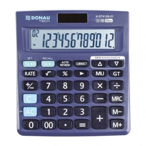 Kalkulator Donau Tech K-DT4128 črn
