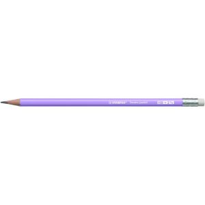 STABILO Swano Pastel HB svinčnik z radirko pastelno vijoličen