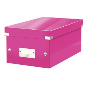 Škatla za DVD Click &amp; Store WOW roza