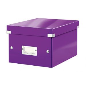 Mala škatlica Click &amp; Store vijolična