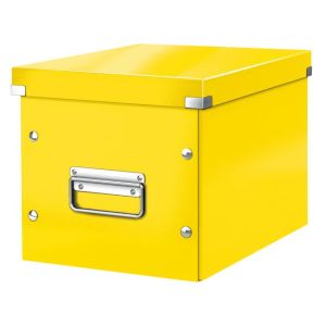 Kvadratna škatla A5 (M) Click &amp; Store rumena