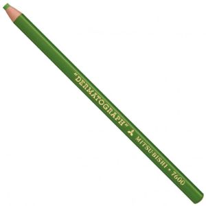 Barvni svinčnik uni DERMATOGRAPH 7600 svetlo zelen
