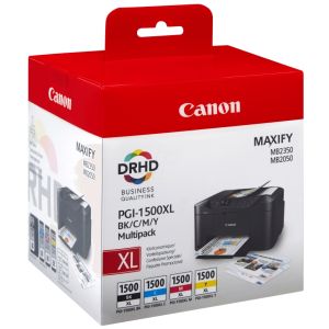 Kartuša Canon PGI-1500 XL, CMYK, štiri pakete, multipack, original