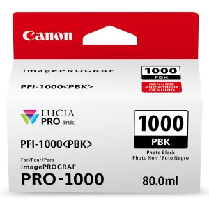 Kartuša Canon PFI-1000PBK, foto črna (photo black), original