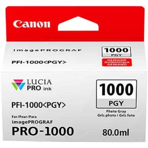 Kartuša Canon PFI-1000PGY, foto siva (photo gray), original