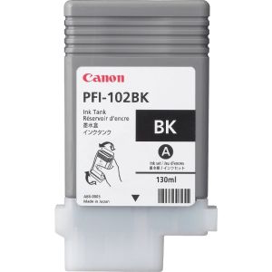 Kartuša Canon PFI-102BK, črna (black), original