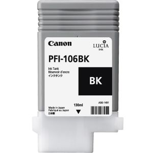 Kartuša Canon PFI-106BK, črna (black), original