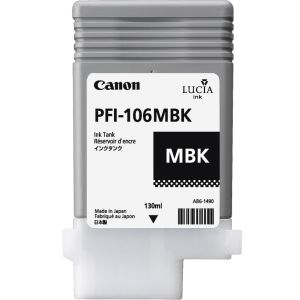 Kartuša Canon PFI-106MBK, mat črna (matte black), original