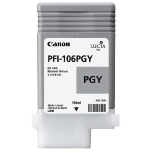 Kartuša Canon PFI-106PGY, foto siva (photo gray), original