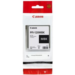 Kartuša Canon PFI-120MBK, mat črna (matte black), original