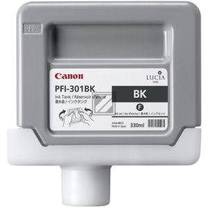 Kartuša Canon PFI-301BK, črna (black), original