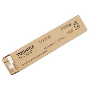 Toner Toshiba T-FC55E-C, cian (cyan), originalni